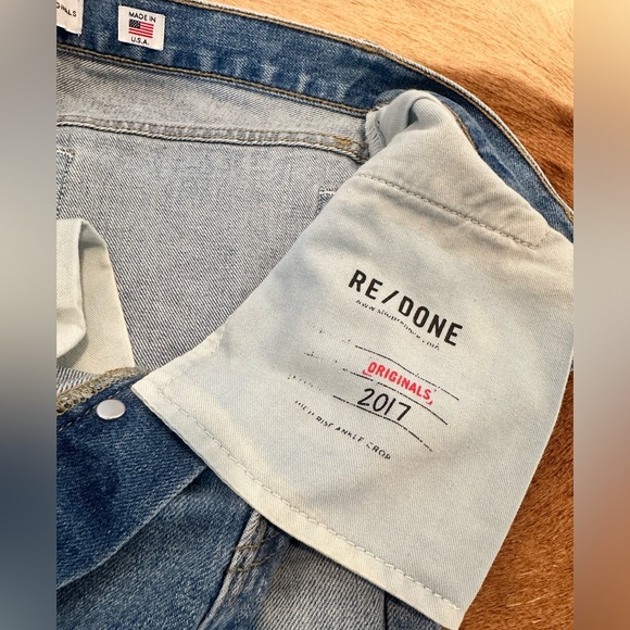 RE/DONE High Rise Ankle Crop - Picture 5 of 5